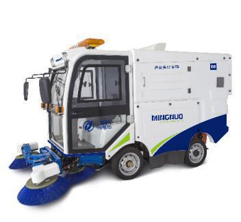 明諾新型全封閉掃地機，物業小區用MN-X800掃地車