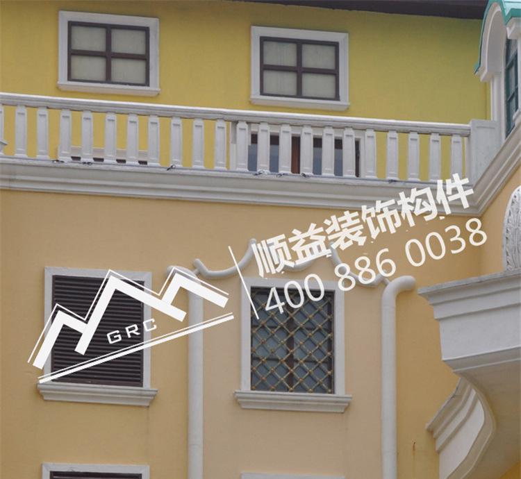 grc欄桿 小區別墅水泥裝飾構件 grc寶瓶柱欄桿 廠家直銷