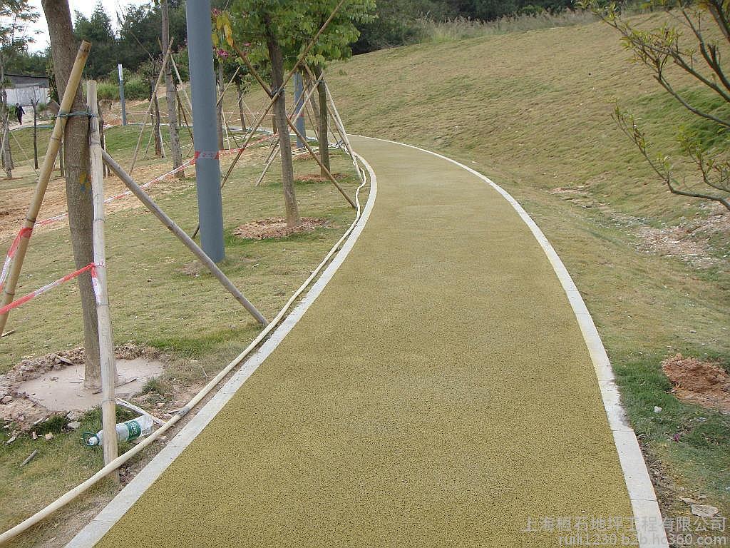 透水混凝土制品，自行車道步行道彩色透水混凝土道路桓石2017253 透水地坪系列