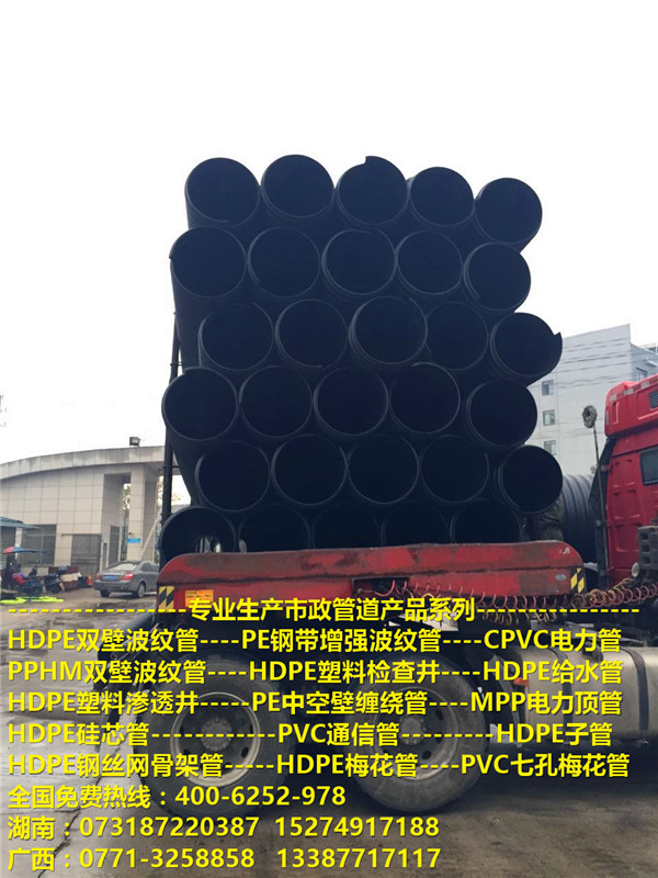 玉林鋼帶增強螺旋波紋管