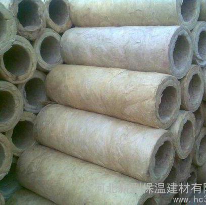 供應各種型號巖棉管廠家批發 A級保溫巖棉管