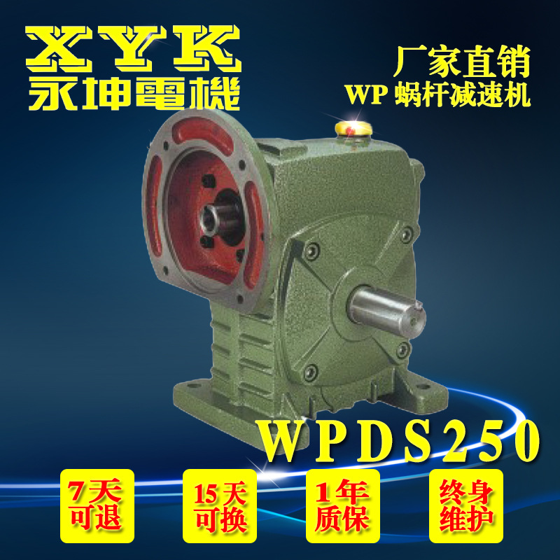 WPDA/WPDS/WPDZ250蝸輪蝸桿減速機 11KW/15KW三相異步電動機輸入