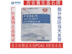 24年8月15日西安冀東水泥最新現貨價格 盾石牌復合硅酸鹽PC42.5（袋）